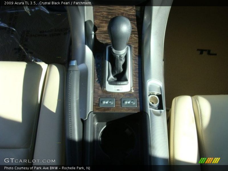 Crystal Black Pearl / Parchment 2009 Acura TL 3.5