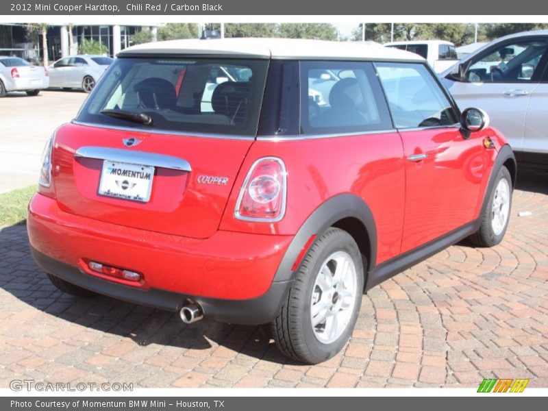 Chili Red / Carbon Black 2012 Mini Cooper Hardtop