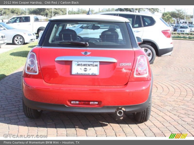 Chili Red / Carbon Black 2012 Mini Cooper Hardtop