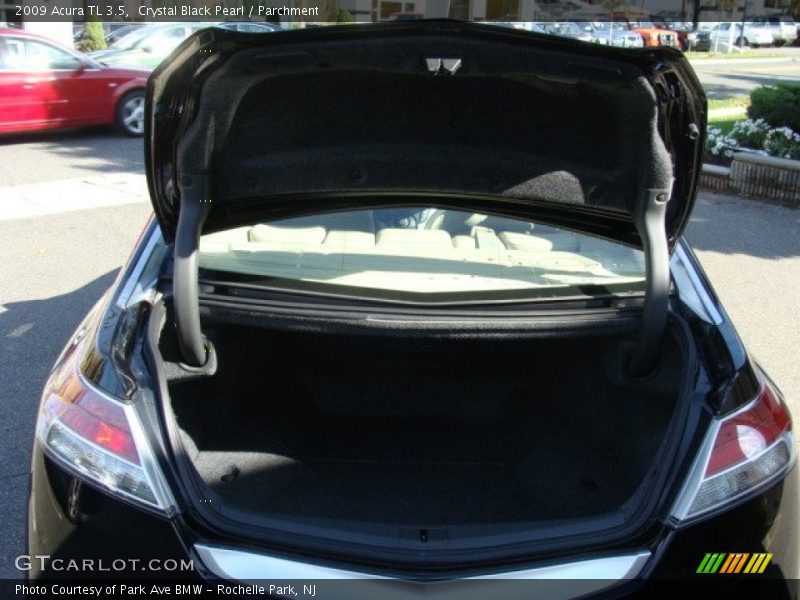 Crystal Black Pearl / Parchment 2009 Acura TL 3.5