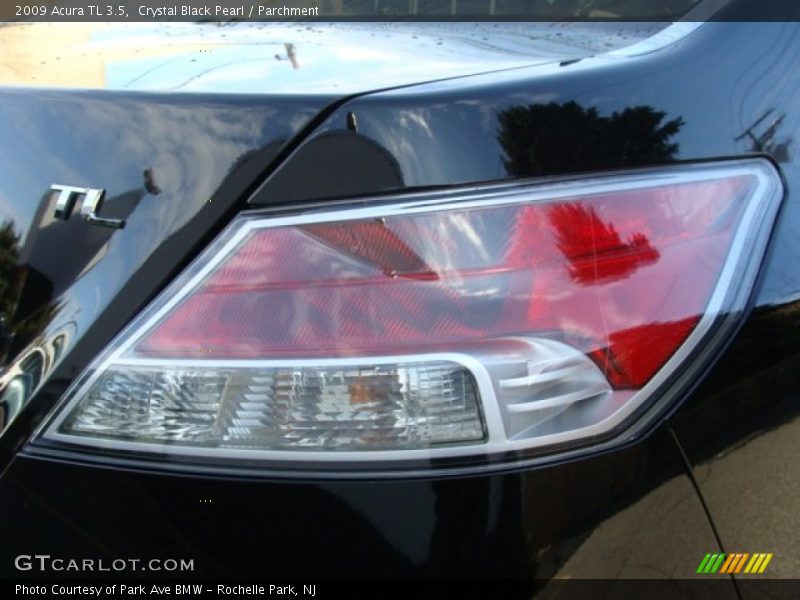 Crystal Black Pearl / Parchment 2009 Acura TL 3.5