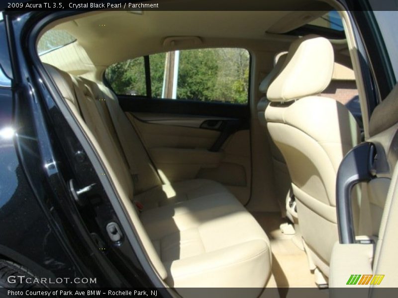 Crystal Black Pearl / Parchment 2009 Acura TL 3.5