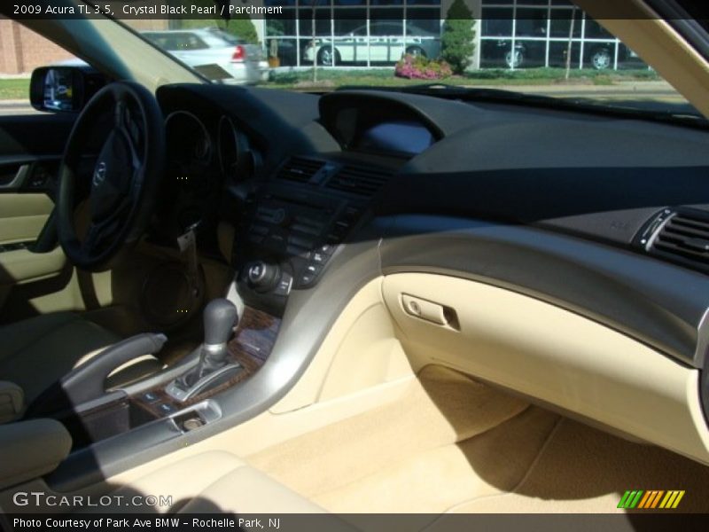 Crystal Black Pearl / Parchment 2009 Acura TL 3.5