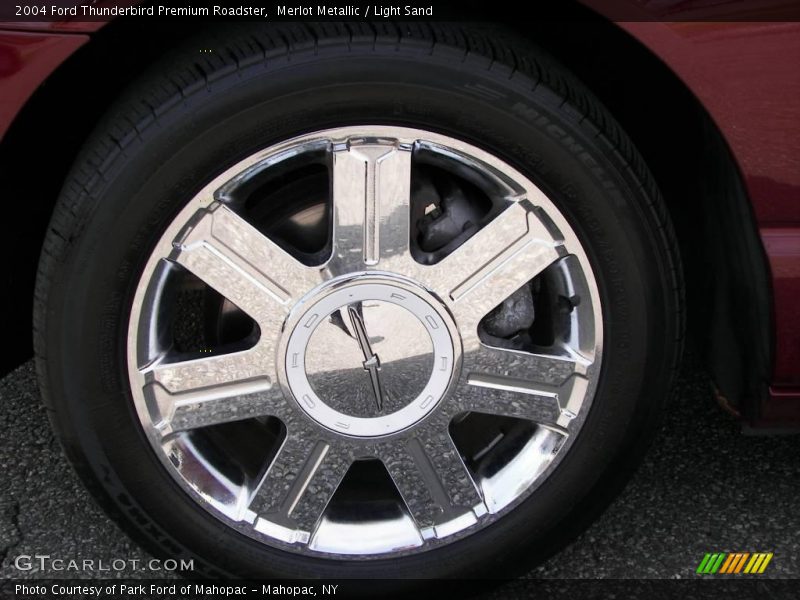 Merlot Metallic / Light Sand 2004 Ford Thunderbird Premium Roadster