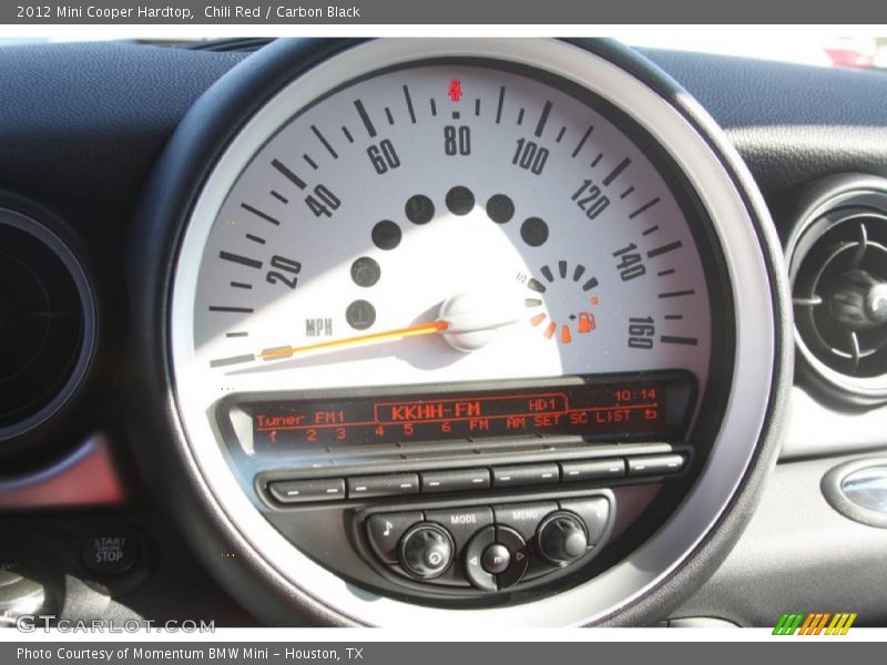 Chili Red / Carbon Black 2012 Mini Cooper Hardtop