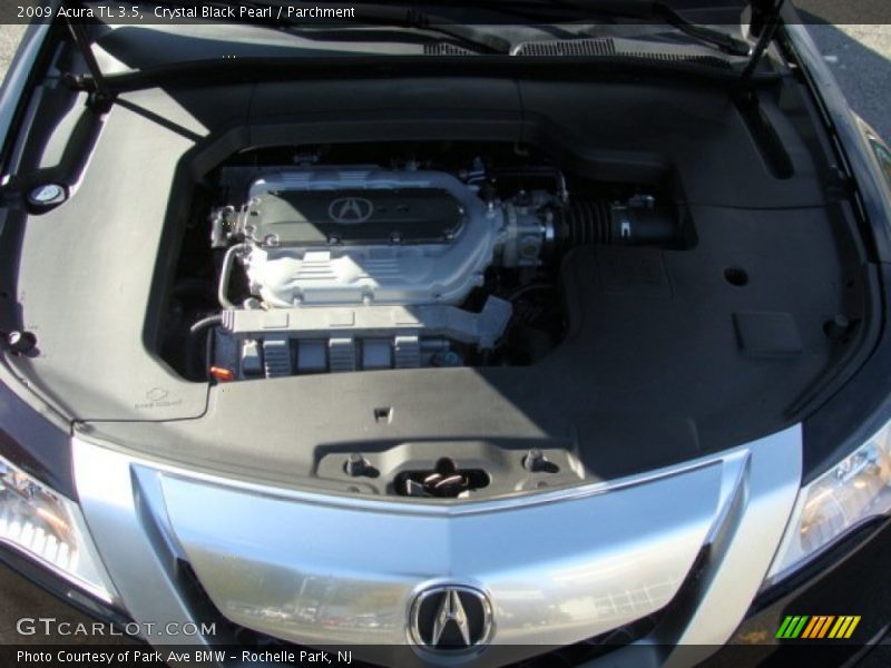 Crystal Black Pearl / Parchment 2009 Acura TL 3.5