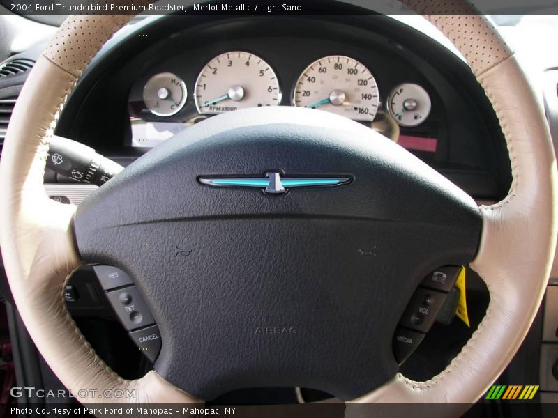 Merlot Metallic / Light Sand 2004 Ford Thunderbird Premium Roadster