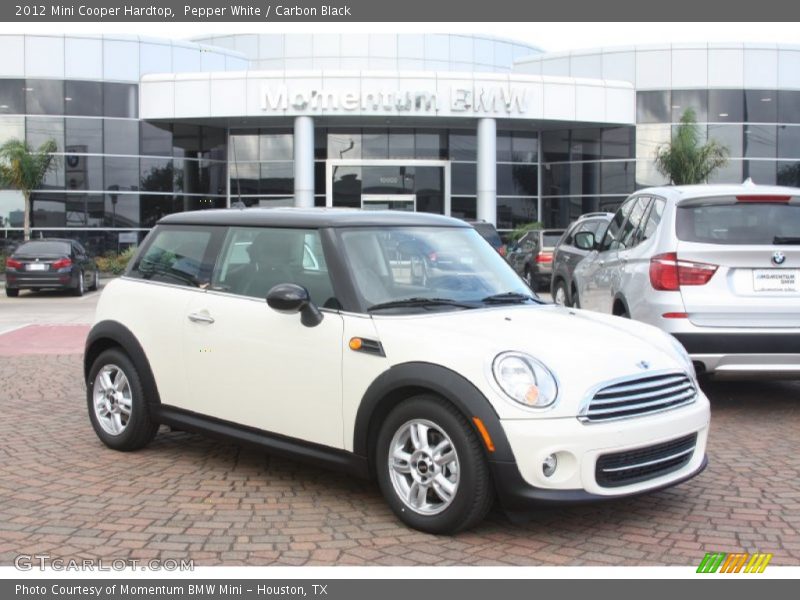 Pepper White / Carbon Black 2012 Mini Cooper Hardtop