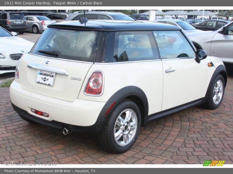Pepper White / Carbon Black 2012 Mini Cooper Hardtop