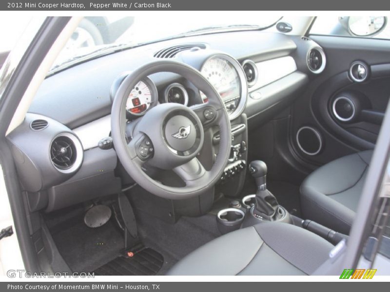 Pepper White / Carbon Black 2012 Mini Cooper Hardtop