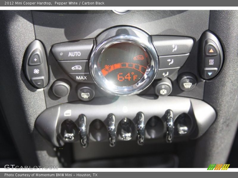 Pepper White / Carbon Black 2012 Mini Cooper Hardtop