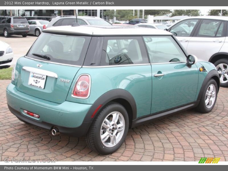 Laguna Green Metallic / Carbon Black 2012 Mini Cooper Hardtop