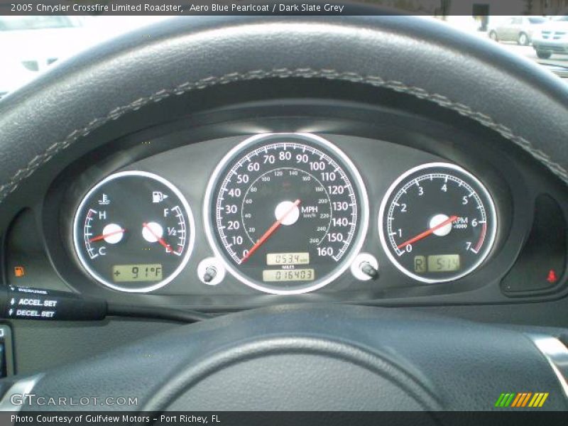 Aero Blue Pearlcoat / Dark Slate Grey 2005 Chrysler Crossfire Limited Roadster