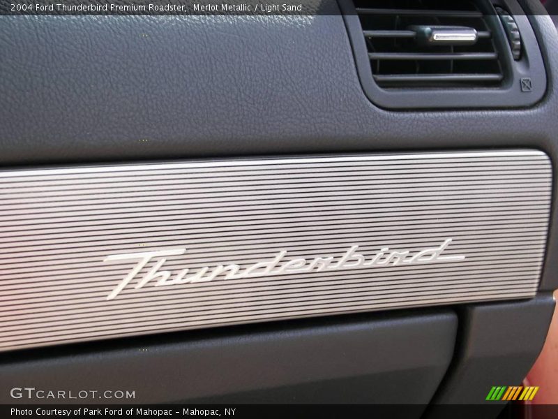 Merlot Metallic / Light Sand 2004 Ford Thunderbird Premium Roadster