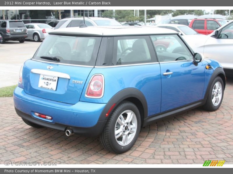 Laser Blue Metallic / Carbon Black 2012 Mini Cooper Hardtop