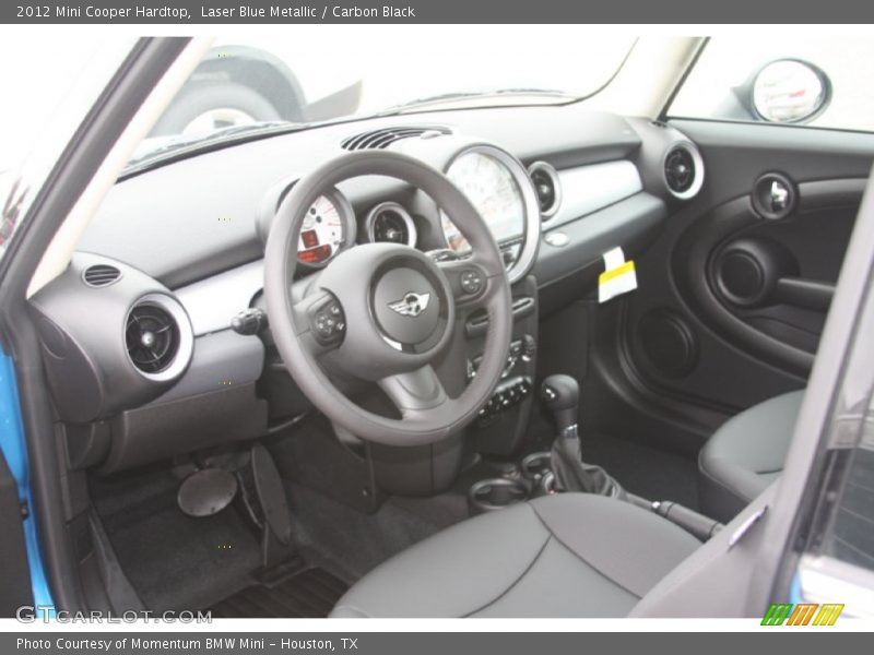  2012 Cooper Hardtop Carbon Black Interior