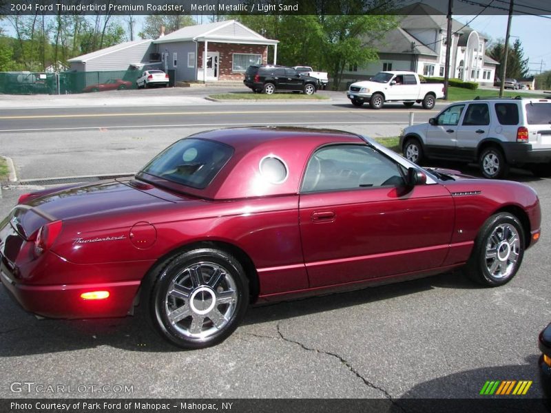 Merlot Metallic / Light Sand 2004 Ford Thunderbird Premium Roadster