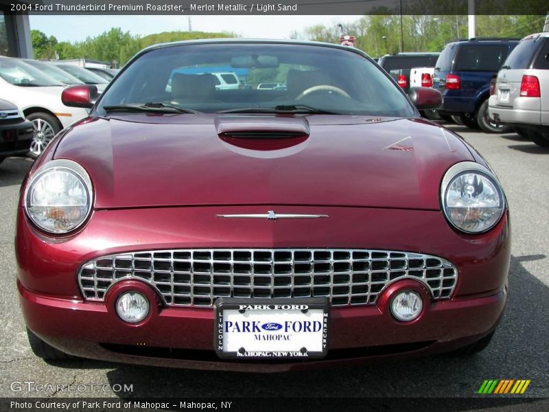Merlot Metallic / Light Sand 2004 Ford Thunderbird Premium Roadster