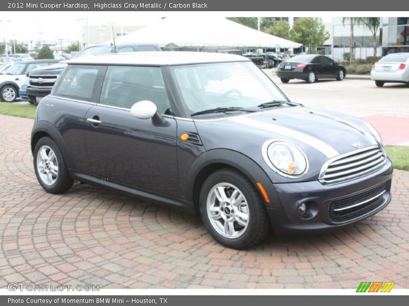 Highclass Gray Metallic / Carbon Black 2012 Mini Cooper Hardtop