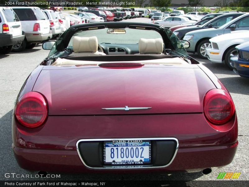 Merlot Metallic / Light Sand 2004 Ford Thunderbird Premium Roadster