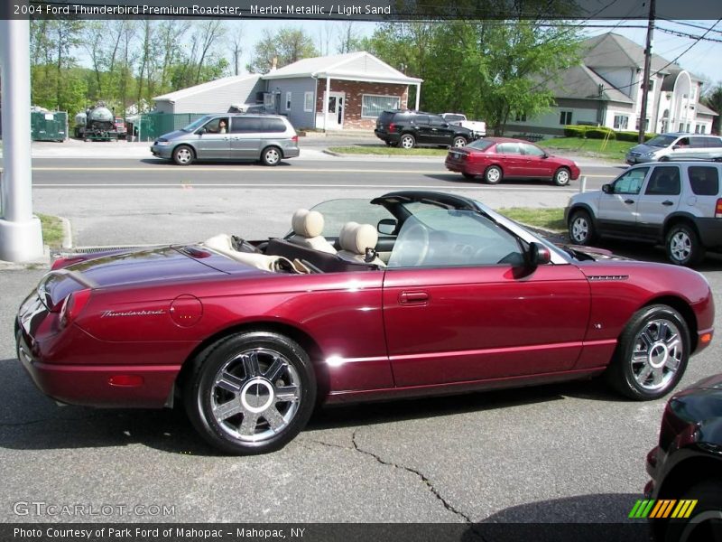 Merlot Metallic / Light Sand 2004 Ford Thunderbird Premium Roadster