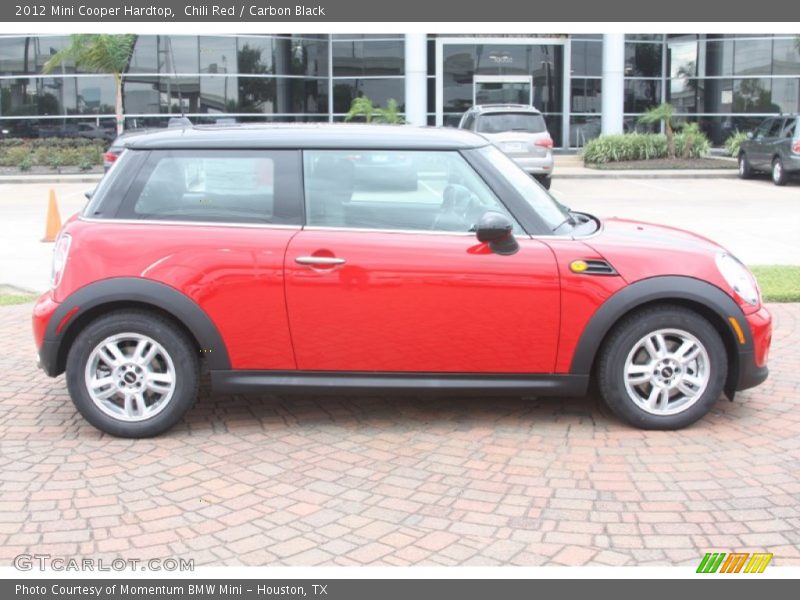 Chili Red / Carbon Black 2012 Mini Cooper Hardtop