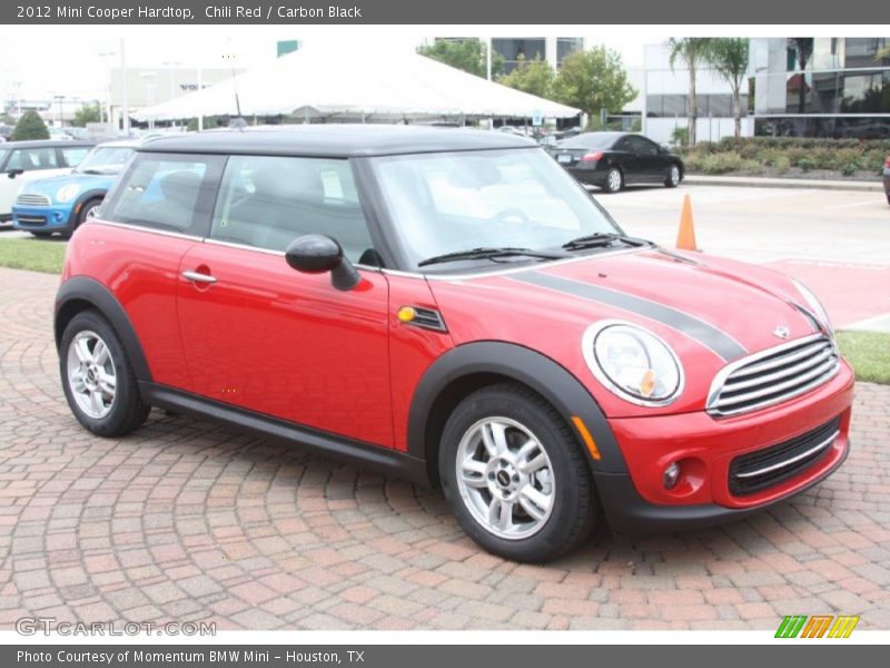 Chili Red / Carbon Black 2012 Mini Cooper Hardtop