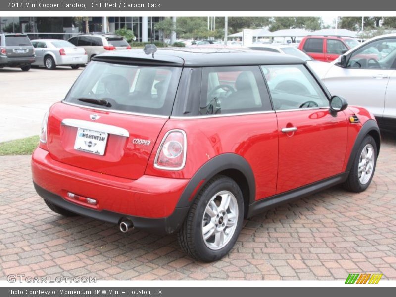 Chili Red / Carbon Black 2012 Mini Cooper Hardtop