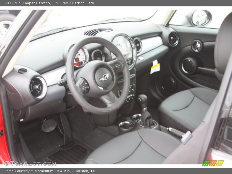 Chili Red / Carbon Black 2012 Mini Cooper Hardtop