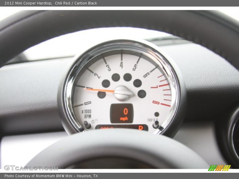 Chili Red / Carbon Black 2012 Mini Cooper Hardtop