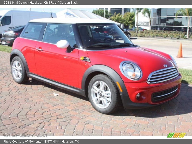 Chili Red / Carbon Black 2012 Mini Cooper Hardtop