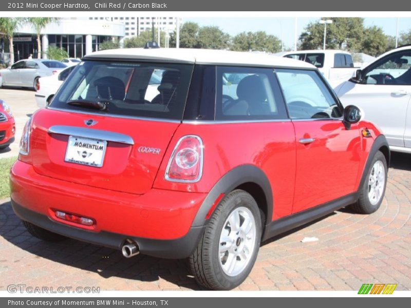 Chili Red / Carbon Black 2012 Mini Cooper Hardtop