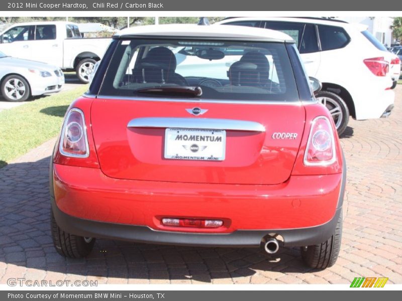 Chili Red / Carbon Black 2012 Mini Cooper Hardtop