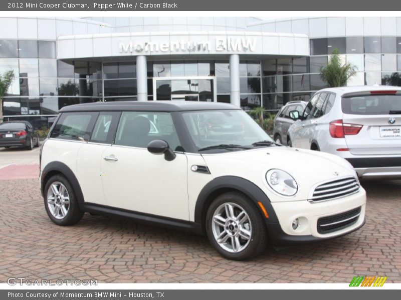 Pepper White / Carbon Black 2012 Mini Cooper Clubman