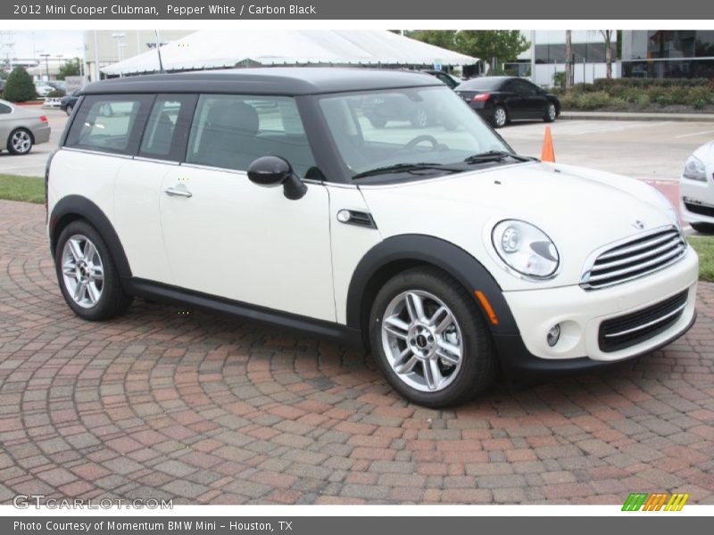 Pepper White / Carbon Black 2012 Mini Cooper Clubman