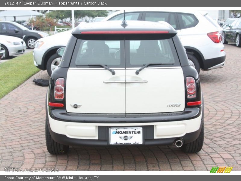 Pepper White / Carbon Black 2012 Mini Cooper Clubman