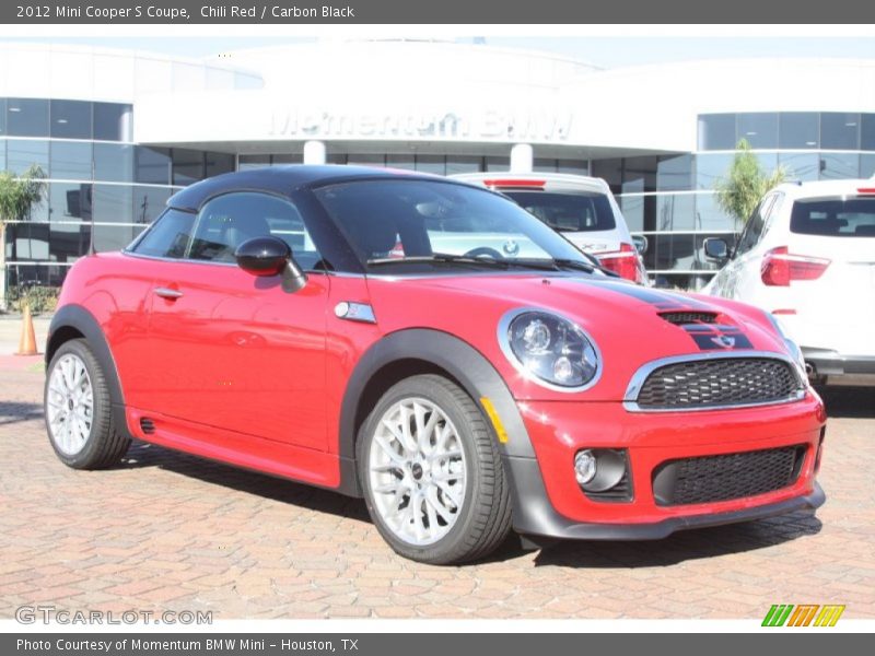 Chili Red / Carbon Black 2012 Mini Cooper S Coupe