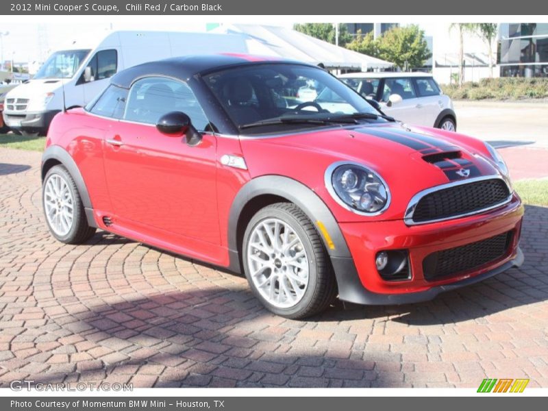 Chili Red / Carbon Black 2012 Mini Cooper S Coupe