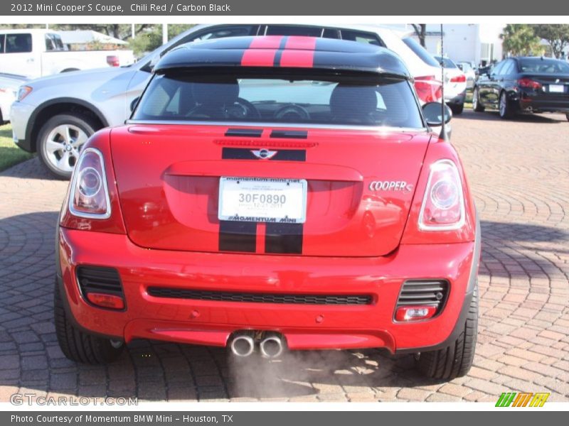 Chili Red / Carbon Black 2012 Mini Cooper S Coupe