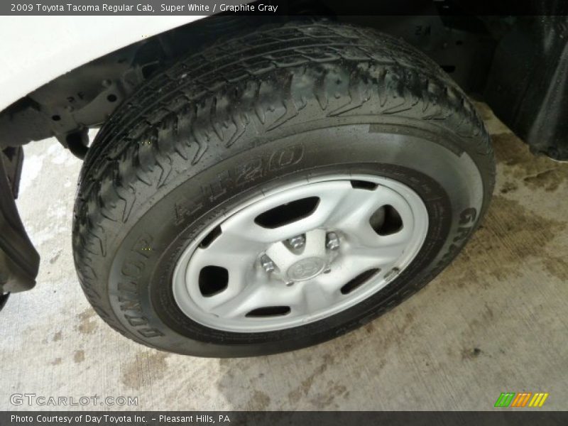 Super White / Graphite Gray 2009 Toyota Tacoma Regular Cab