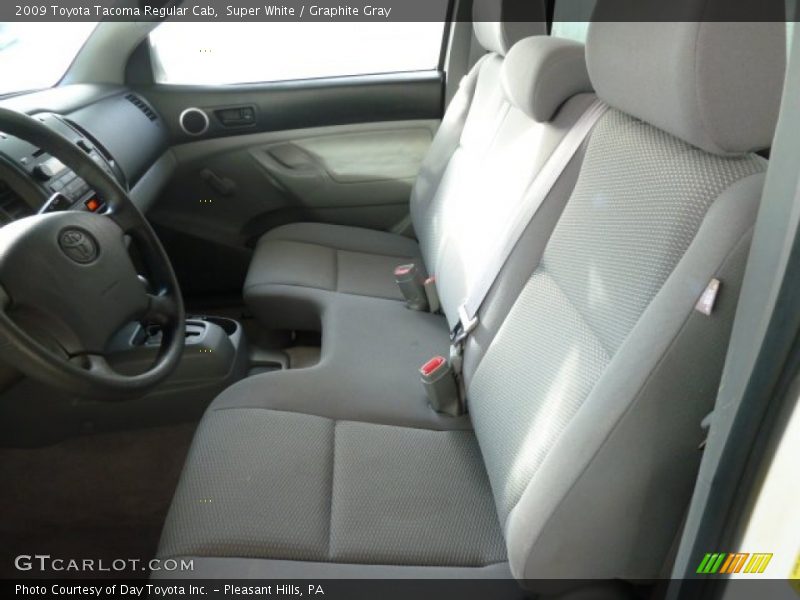Super White / Graphite Gray 2009 Toyota Tacoma Regular Cab