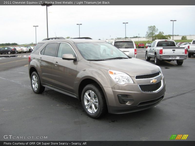 Mocha Steel Metallic / Light Titanium/Jet Black 2011 Chevrolet Equinox LT