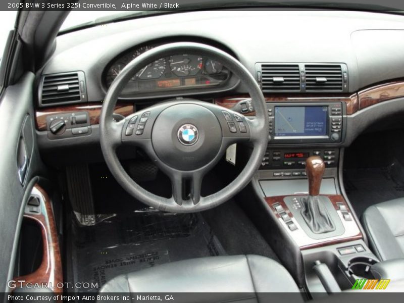 Alpine White / Black 2005 BMW 3 Series 325i Convertible