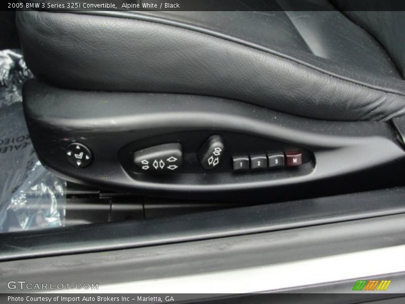 Alpine White / Black 2005 BMW 3 Series 325i Convertible