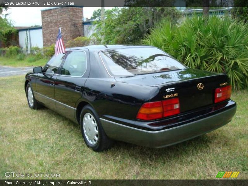 Black Onyx / Tan 1996 Lexus LS 400