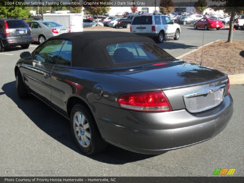 Graphite Metallic / Dark Slate Gray 2004 Chrysler Sebring Touring Convertible