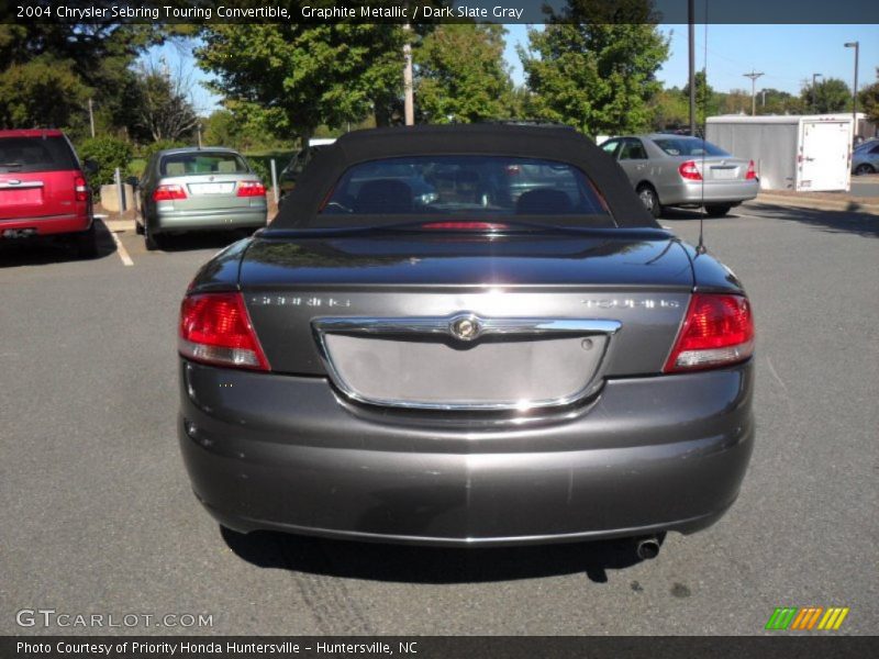 Graphite Metallic / Dark Slate Gray 2004 Chrysler Sebring Touring Convertible