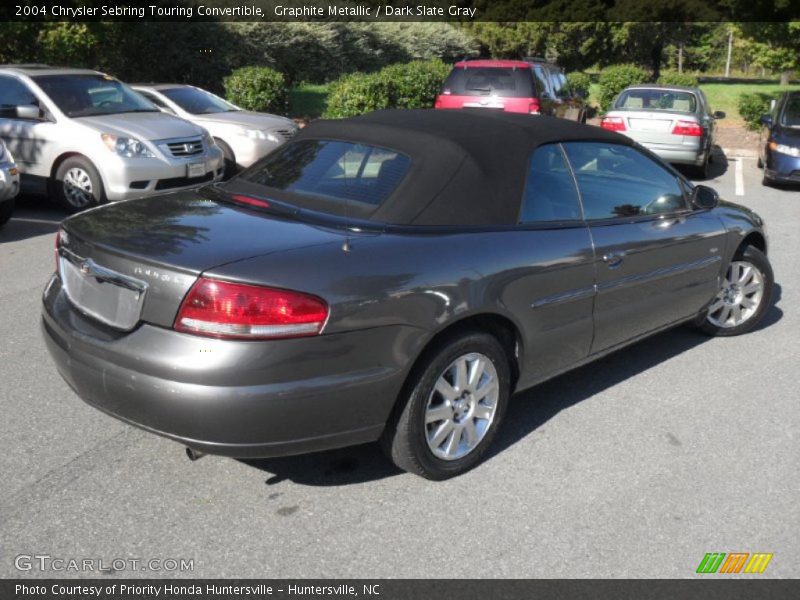 Graphite Metallic / Dark Slate Gray 2004 Chrysler Sebring Touring Convertible
