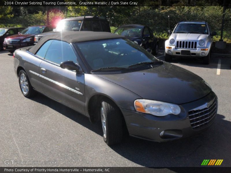 Graphite Metallic / Dark Slate Gray 2004 Chrysler Sebring Touring Convertible