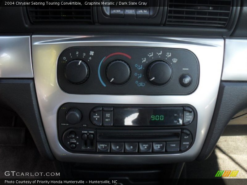 Graphite Metallic / Dark Slate Gray 2004 Chrysler Sebring Touring Convertible
